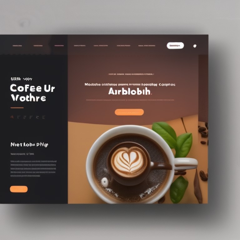 04479-3916899742-WEBUI design of a landing page website for a coffee bean roasting company , UI, UX, Sleek design, Modern, Very detailed, Complim.png